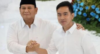 Prabowo and Gibran at Democratic Party Congress Closing