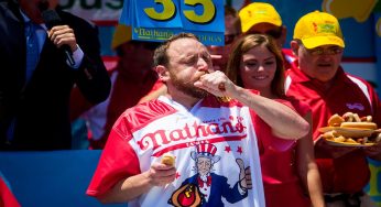 Joey Chestnut Proudly Reclaims Hot Dog Eating Crown