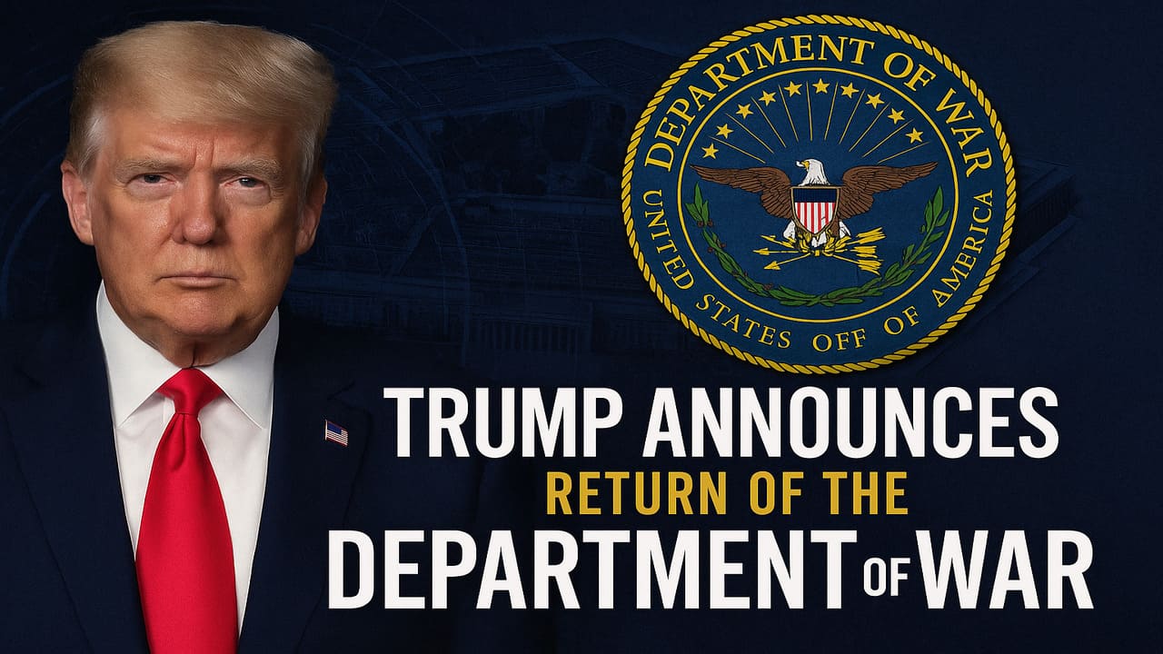Trump Executive Order Renames Pentagon to Department of War Stirs Global Debate